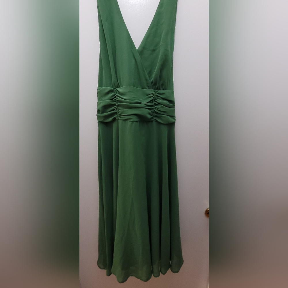 Women's Green Dressbarn Halter Dress